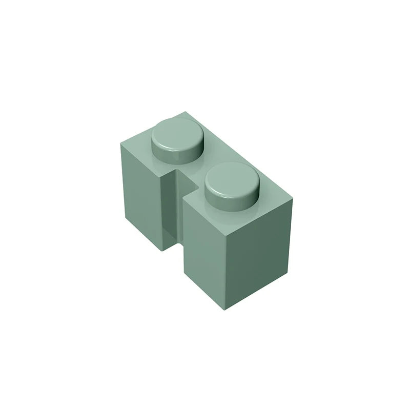 Gobricks GDS-798 Brick 1x2 with Groove | Compatible Building Block for DIY Sets lifestyle view
