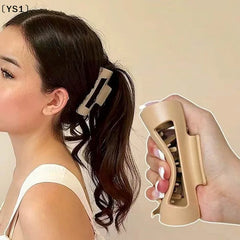 〔YS1〕Soft Hair Grab Girls Clips Silicone Hair Clips Simple Fashion Versatile Hair Grab Decorations Hair Accessories Safe Design