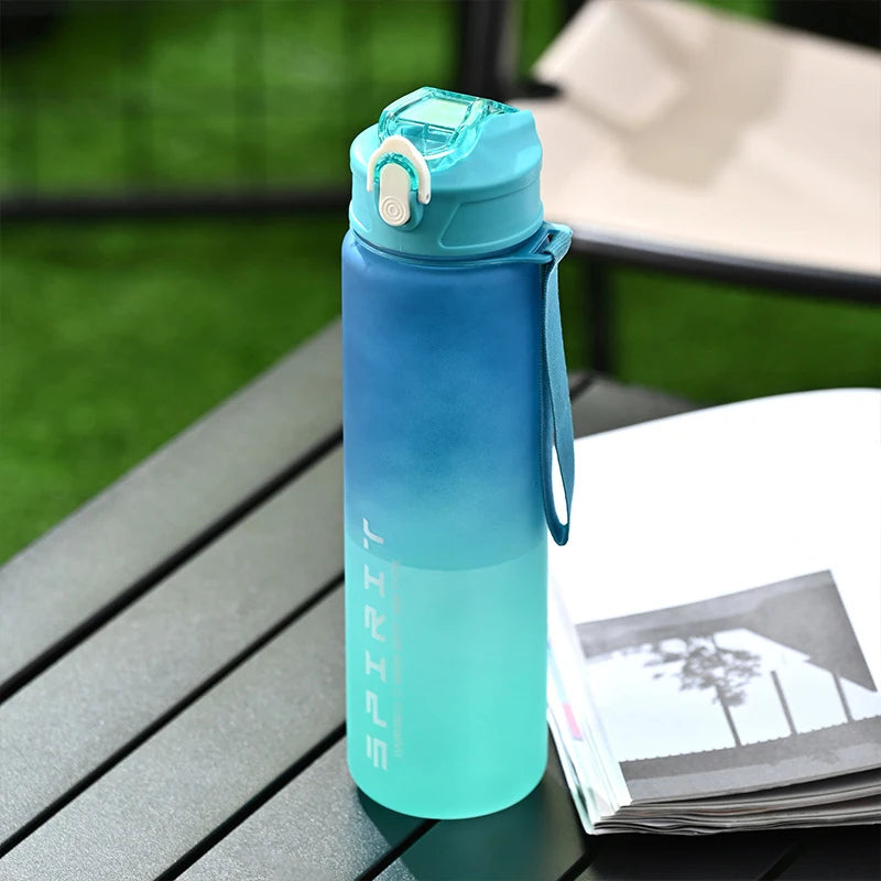 【Peace】800ml Large Capacity Sports Water Bottle Leak Proof Colorful Plastic Cup Drinking detail view