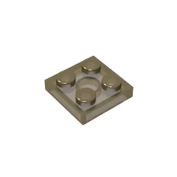 Gobricks Plate 2 x 2 Building Block | Compatible with Lego 3022 alternate view