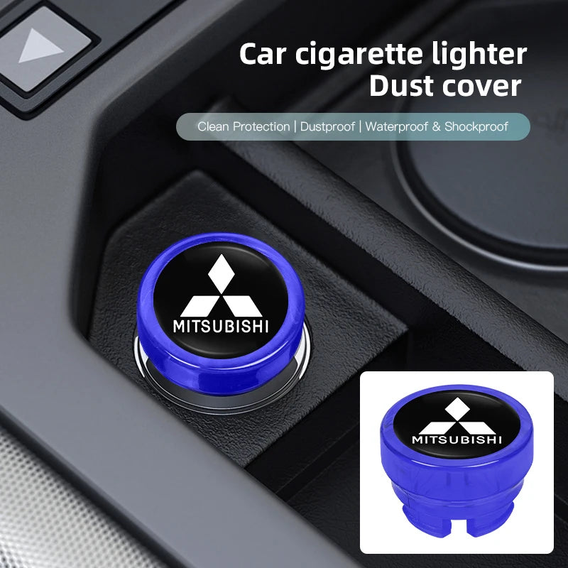 Mitsubishi Cigarette Lighter Dust Cap | Power Port Dustproof Cover Plug close-up view