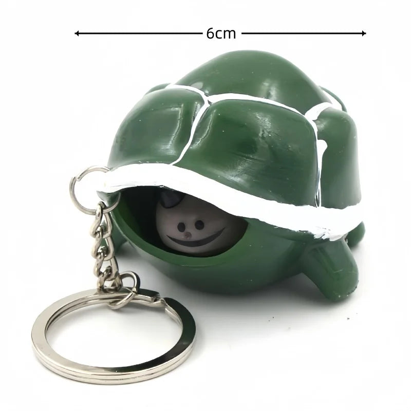 Tortoise Squeeze Toys ADHD Stress Relief Key Chain Fidget Toys Funny Stress Ball For lifestyle view