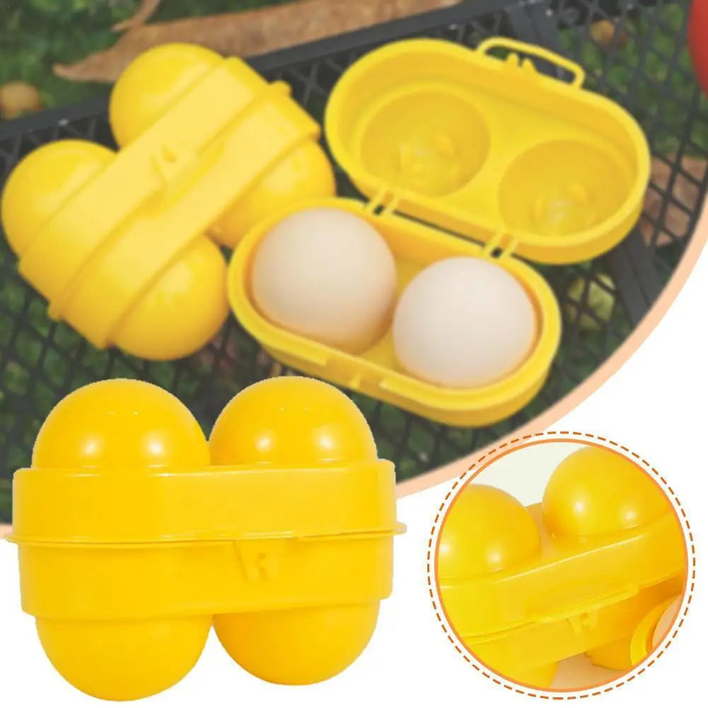 Grid Egg Storage Box Container Portable Plastic Egg Holder