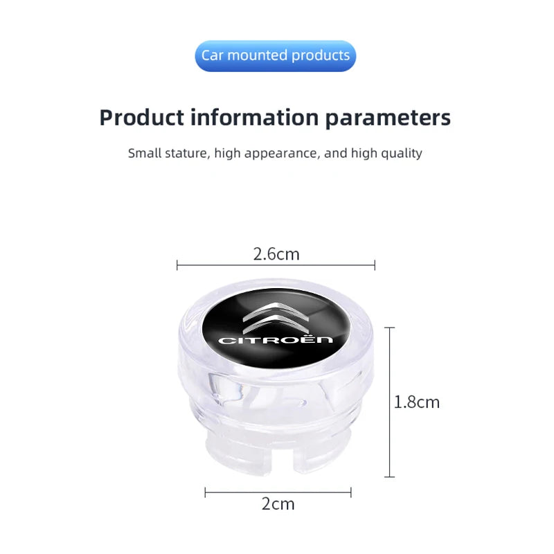 Citroen Cigarette Lighter Dust Cover | Dust Proof Plug for Citroen C1 C2 C3 C4 C5 C additional angle
