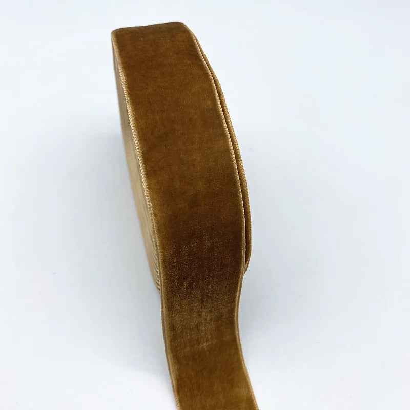 New 6-38mm Colour Single Face Line Velvet Ribbon for Bowknot Christmas Ribbon Party D lifestyle view