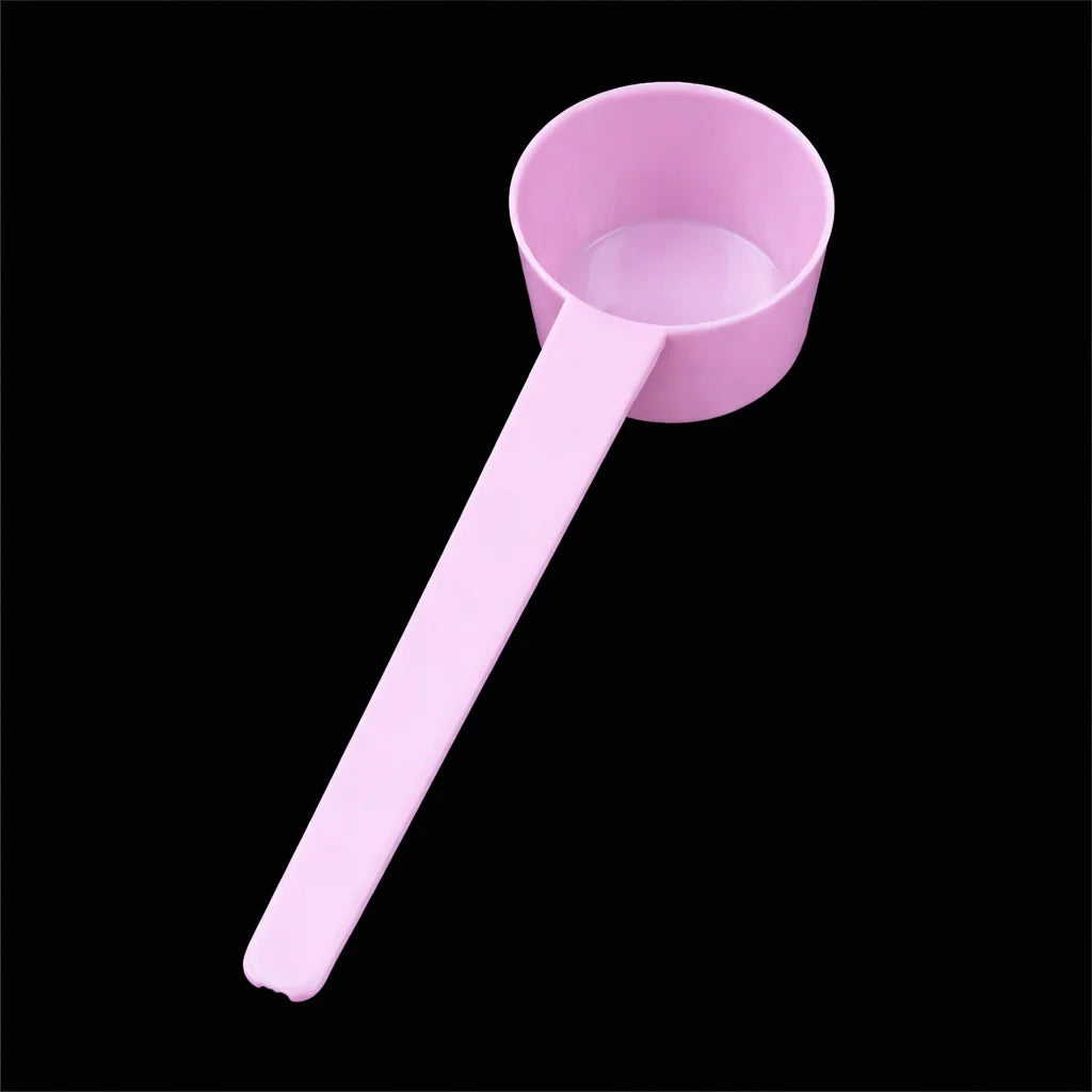 1Pc 5g Measuring Spoon for Liquid Sugar Coffee Protein Milk Powder Plastic Flat Bottom close-up view