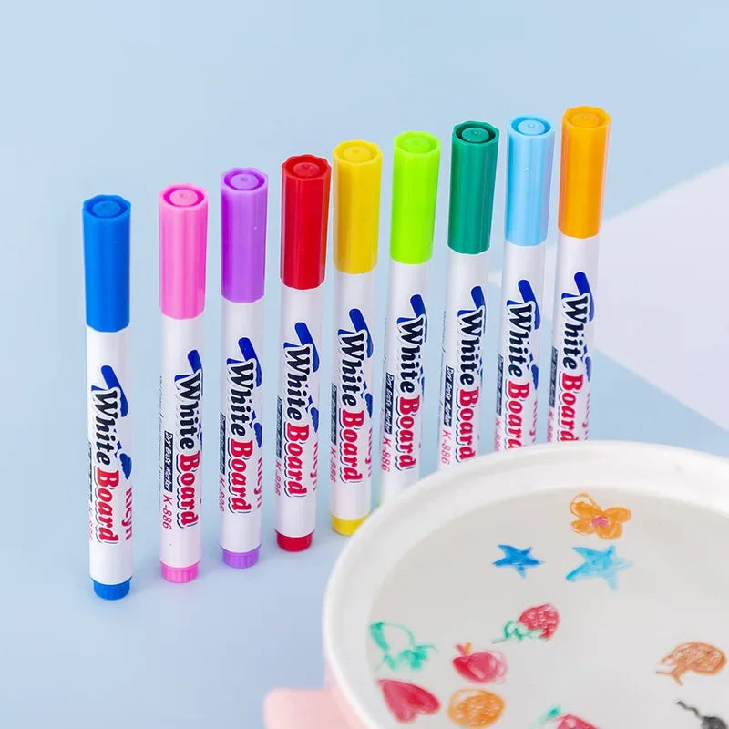 Water Floating Pen Magical Ink Pens With Spoon Floating Color Water Painting Floati additional angle