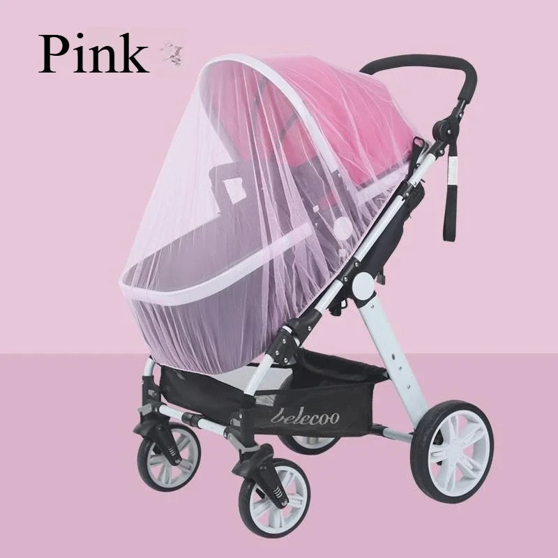 Mosquito Net for Baby Stroller | Summer Insect Shield for Pushchair Cart close-up view