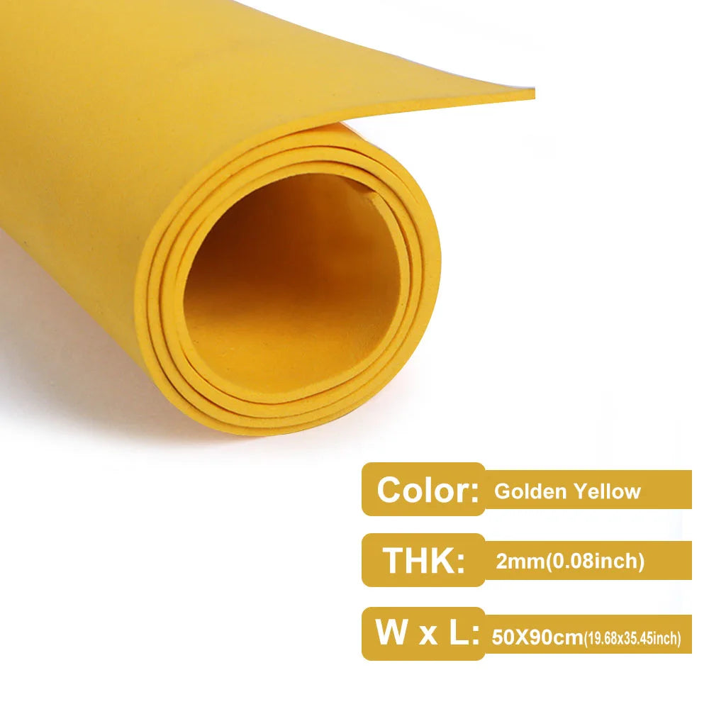 2mm Thick Multicolor EVA Foam Paper Sheet | 50x90cm DIY Craft Foam additional angle