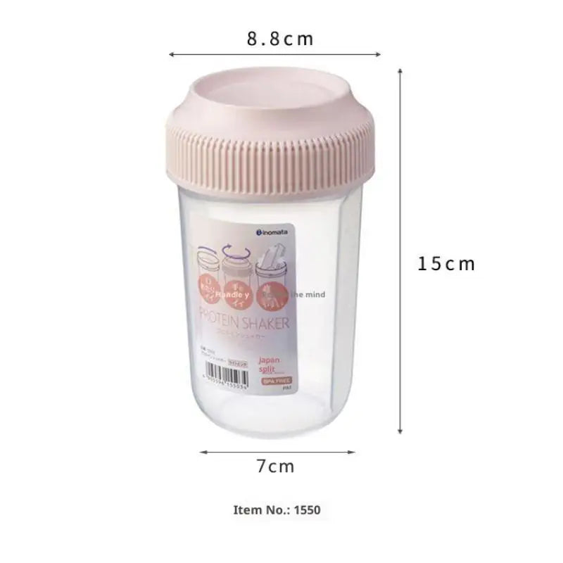 【NN71】400 ML Fitness Shaker Cup For Men And Women Sports Protein Powder Milkshake Mixi close-up view