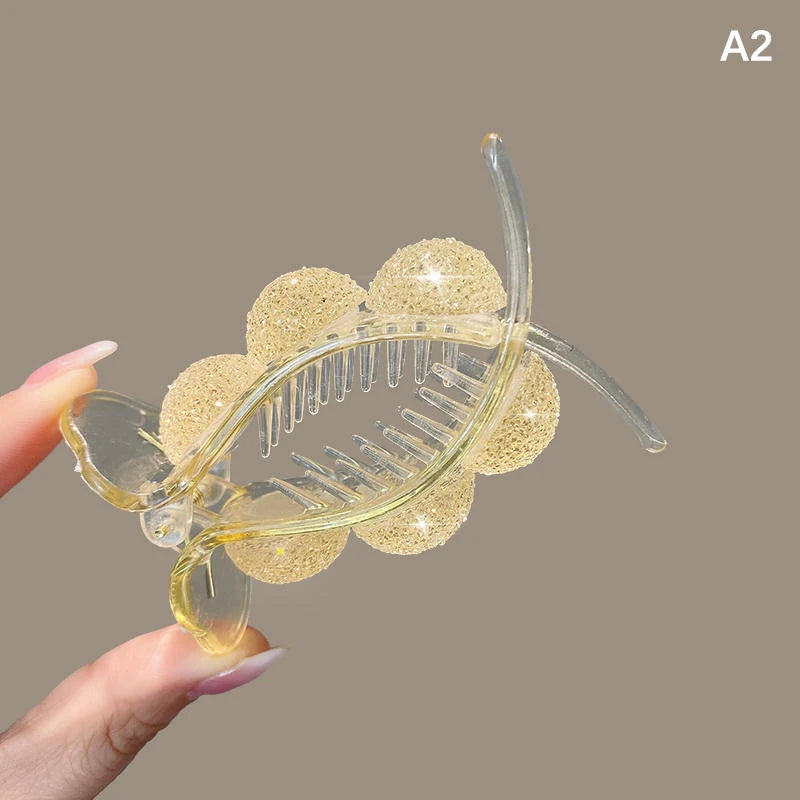 New Korean INS Style Premium Sense Of Ponytail Hair Clips Bow Grab Clip Female High Pill Head Artifacts Clip Headdress Hair Card