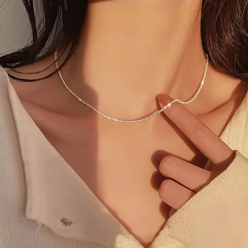 High Quality Anti Fade Stainless Steel Cauliflower Necklace Simple Elegant Jewelry Fo alternate view