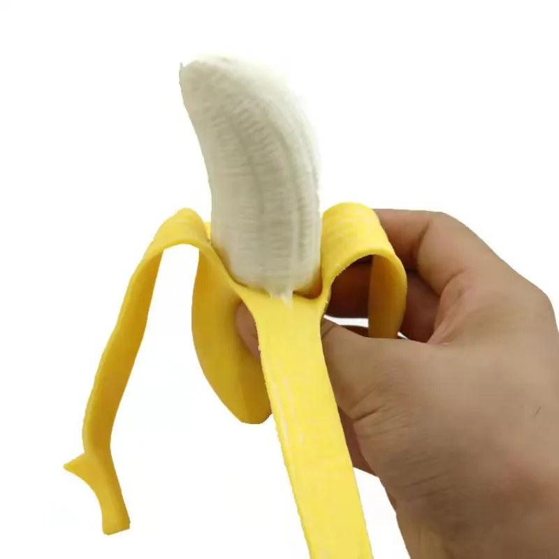 Banana Stress Ball | Cute Fruit Squishy Fidget Toy for Anxiety Relief additional angle