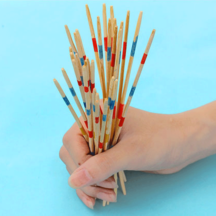 Wooden Pick-Up Sticks Game – Classic Educational Multiplayer Toy - Onlytenbucks.com