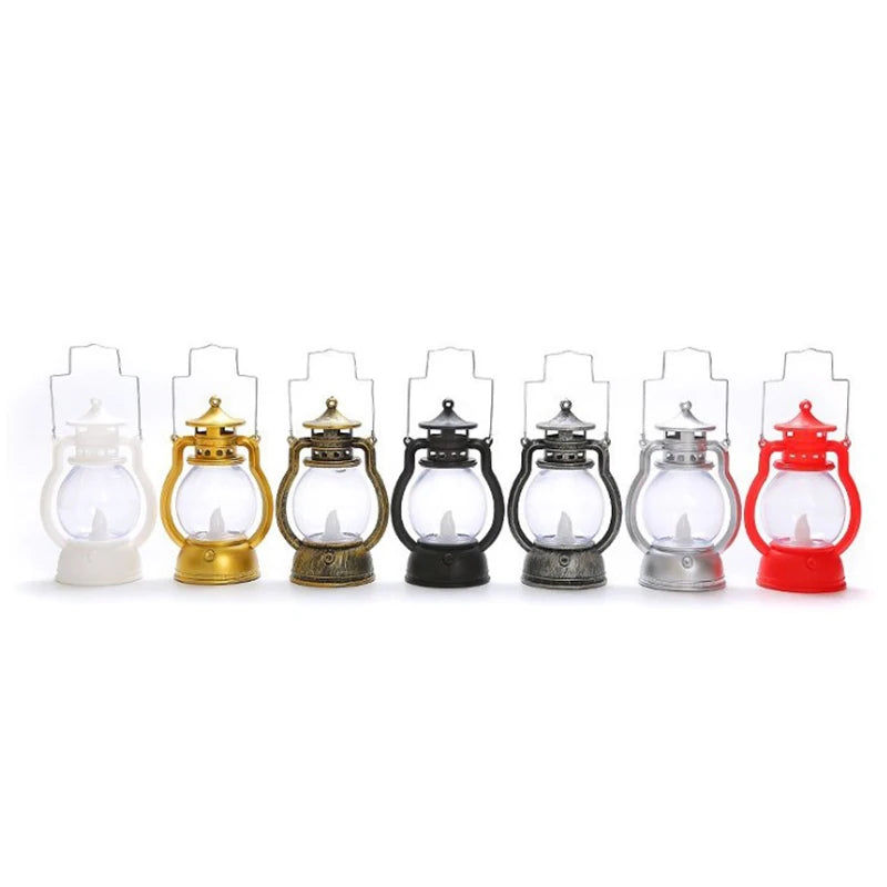Vintage Halloween LED Oil Lamp | Battery-Powered Retro Lantern lifestyle view