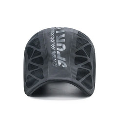 Summer Sport Alphabet Hat | Breathable Mesh Sun Cap for Men alternate view