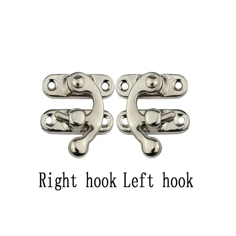 4pcs Toggle Latch Hasp Hook Lock for Wooden Jewelry Chest Box detail view