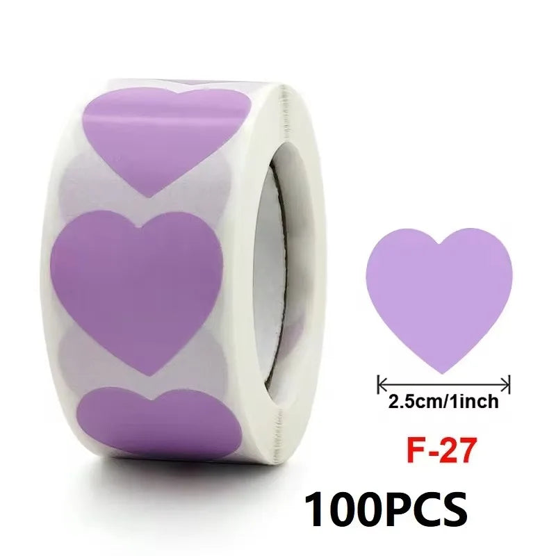 Thank You Stickers for Packaging | Heart Shaped Merci Stickers Bulk detail view