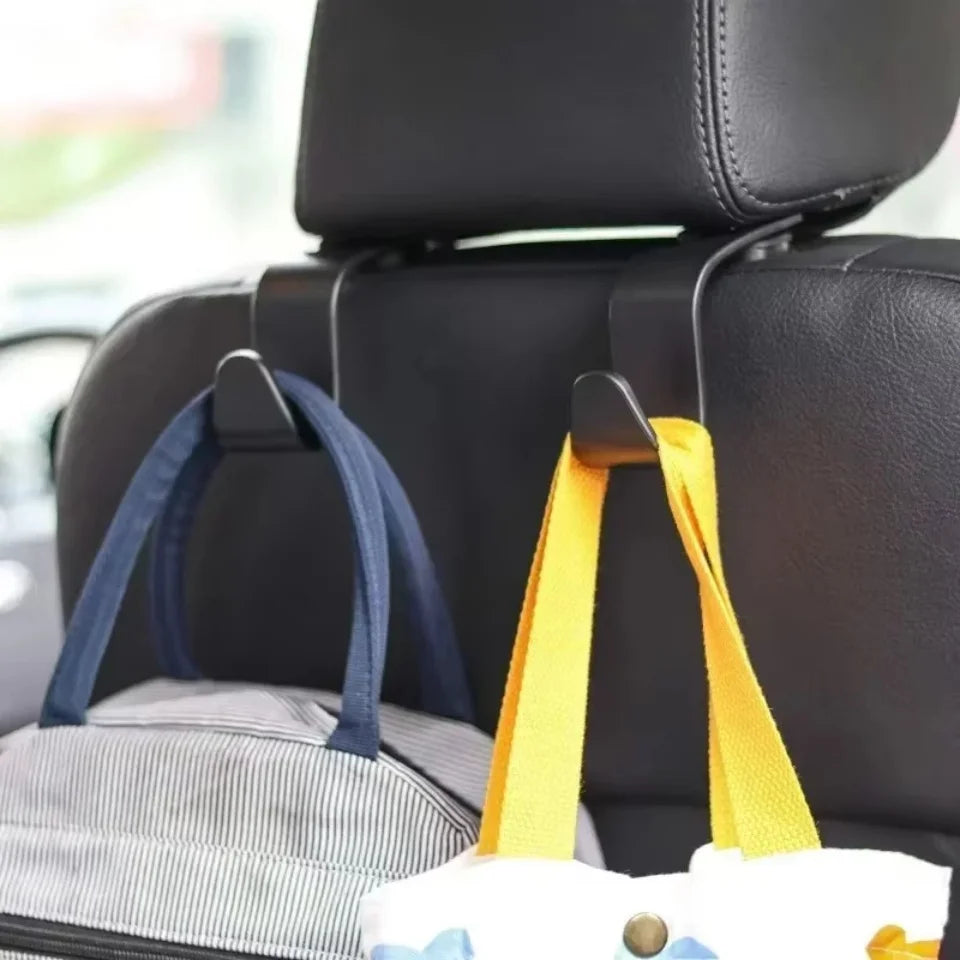Car Seat Back Hook Universal Car Single Hook Hanger Headrest Storage Hanger Clip High Qu detail view