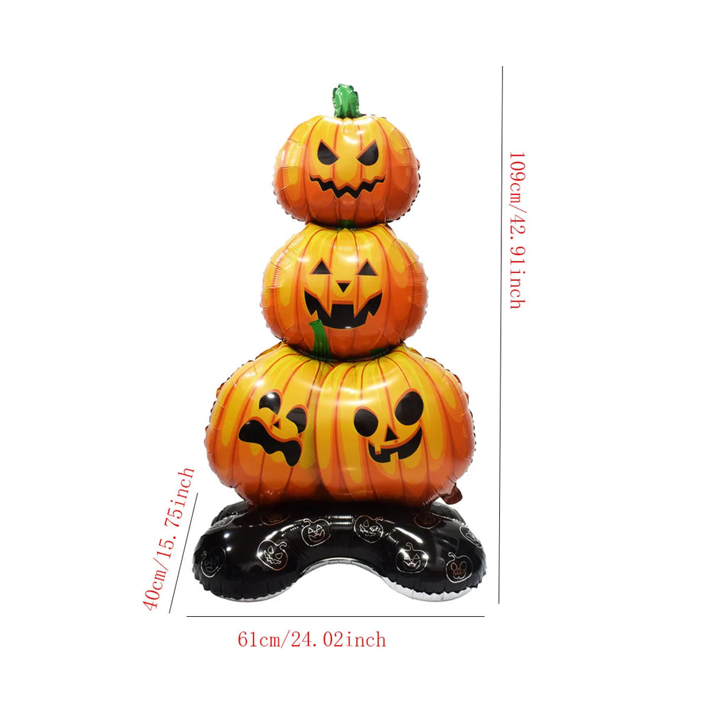 Stand Pedestal Halloween Party Balloons Ghost Skull Pumpkin Tree Wizard Shape Balloon Ha detail view