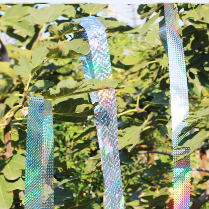 2 Rolls Bird Scare Reflective Tape | Double Sided Visual Deterrent alternate view