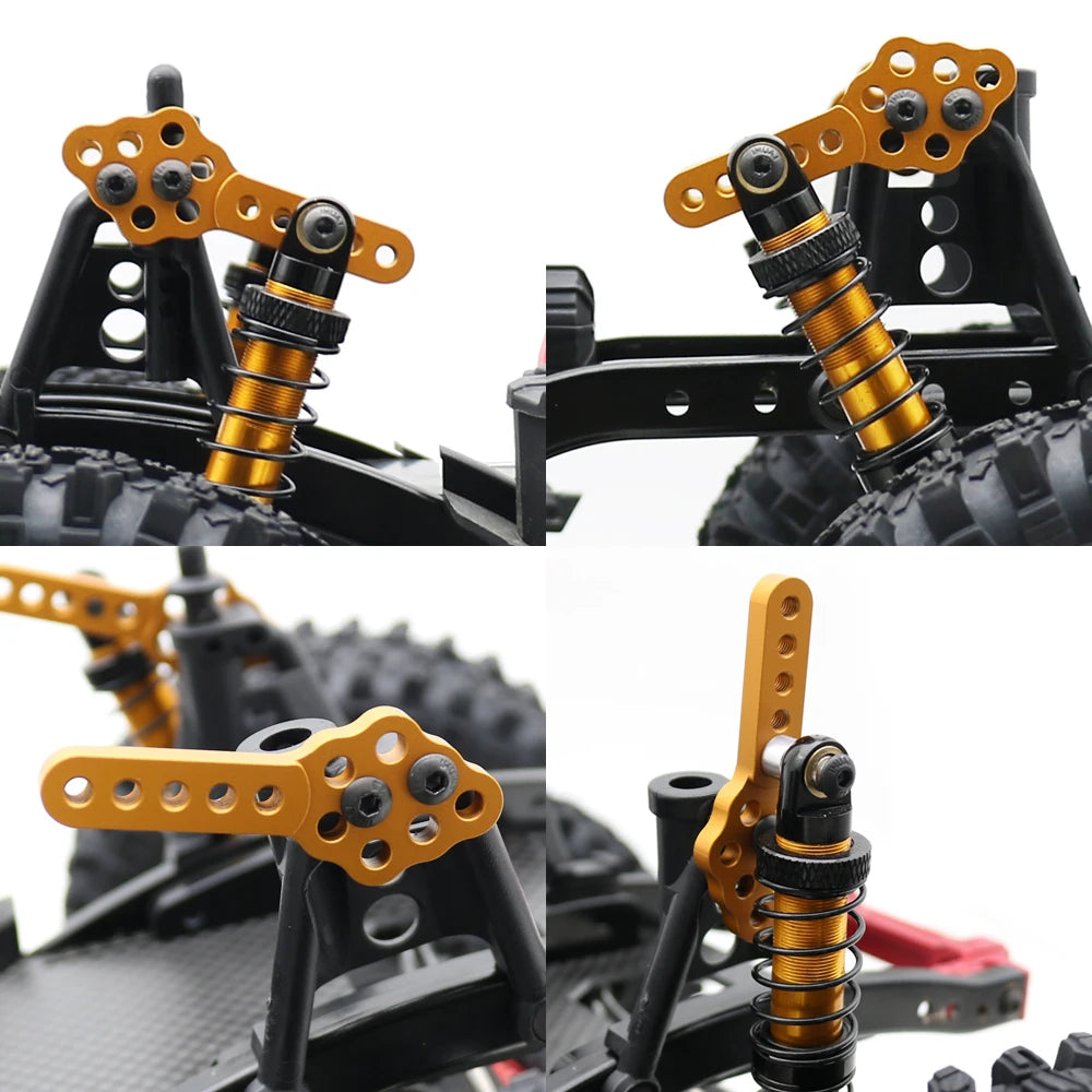 Aluminium Metal Shock Absorber Mount Adjust Height Angle Stand for 1/10 RC Crawler Axial detail view