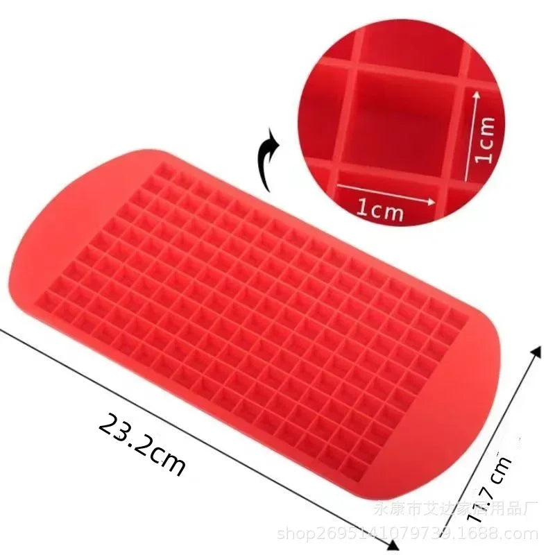 Food Level Silicone Ice Cube Maker 160 Square Tray Ice Cream Mold Summer Drink Wine M alternate view
