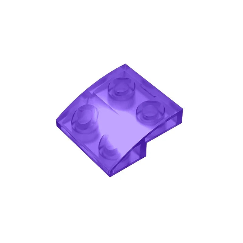 Gobricks GDS-1270 Slope, Curved 2 x 2 Inverted | Compatible with Lego 32803 Buildin additional angle