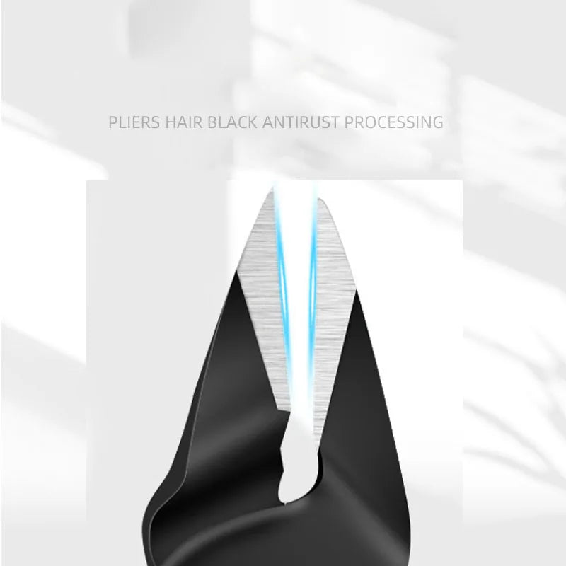 Mini Diagonal Pliers for Wire Cutting | Flush Cutter with Anti-Slip Rubber Handle additional angle