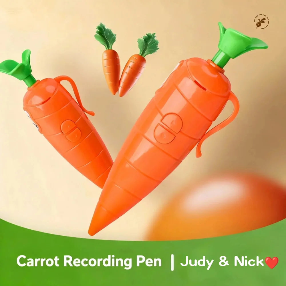 Judy & Nick Carrot Voice Recorder Pen | Novelty Electronic Sound Toy with Graffiti Ba alternate view
