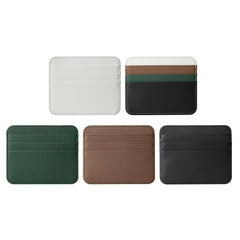 Slim Thin Mini ID Card Holder | PU Leather Credit Card Case for Men and Women