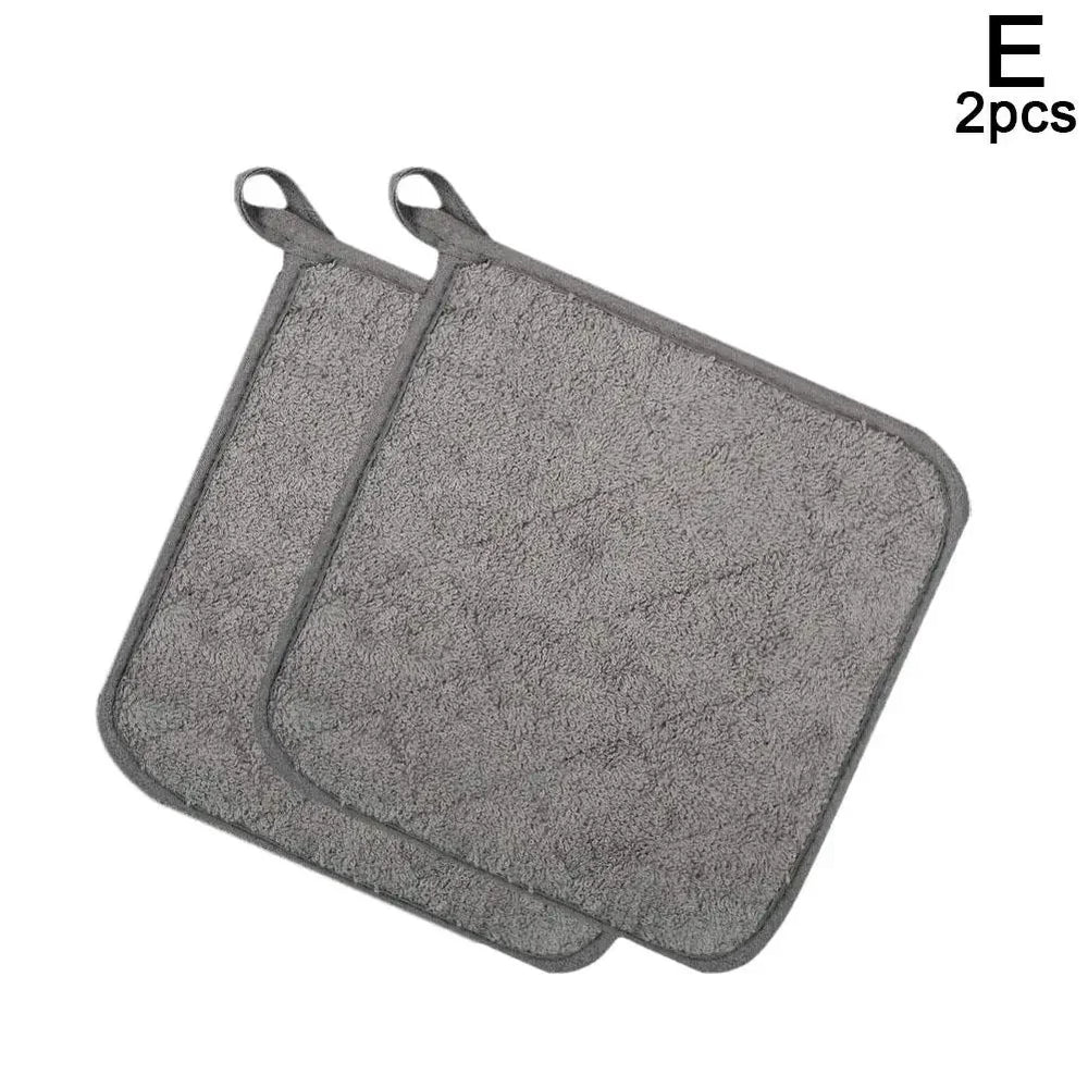 Thickened Cotton Square Placemat | Heat Resistant Table Mat for Dining Table alternate view