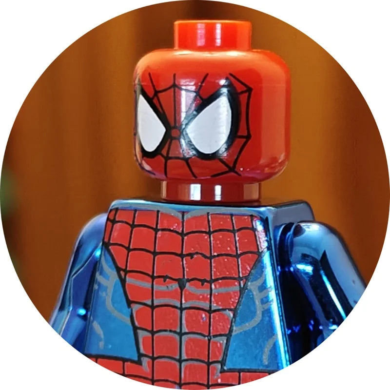 Mr Gold Building Blocks Mini Figure | Compatible Electroplate Plating Gold Chrome Act lifestyle view