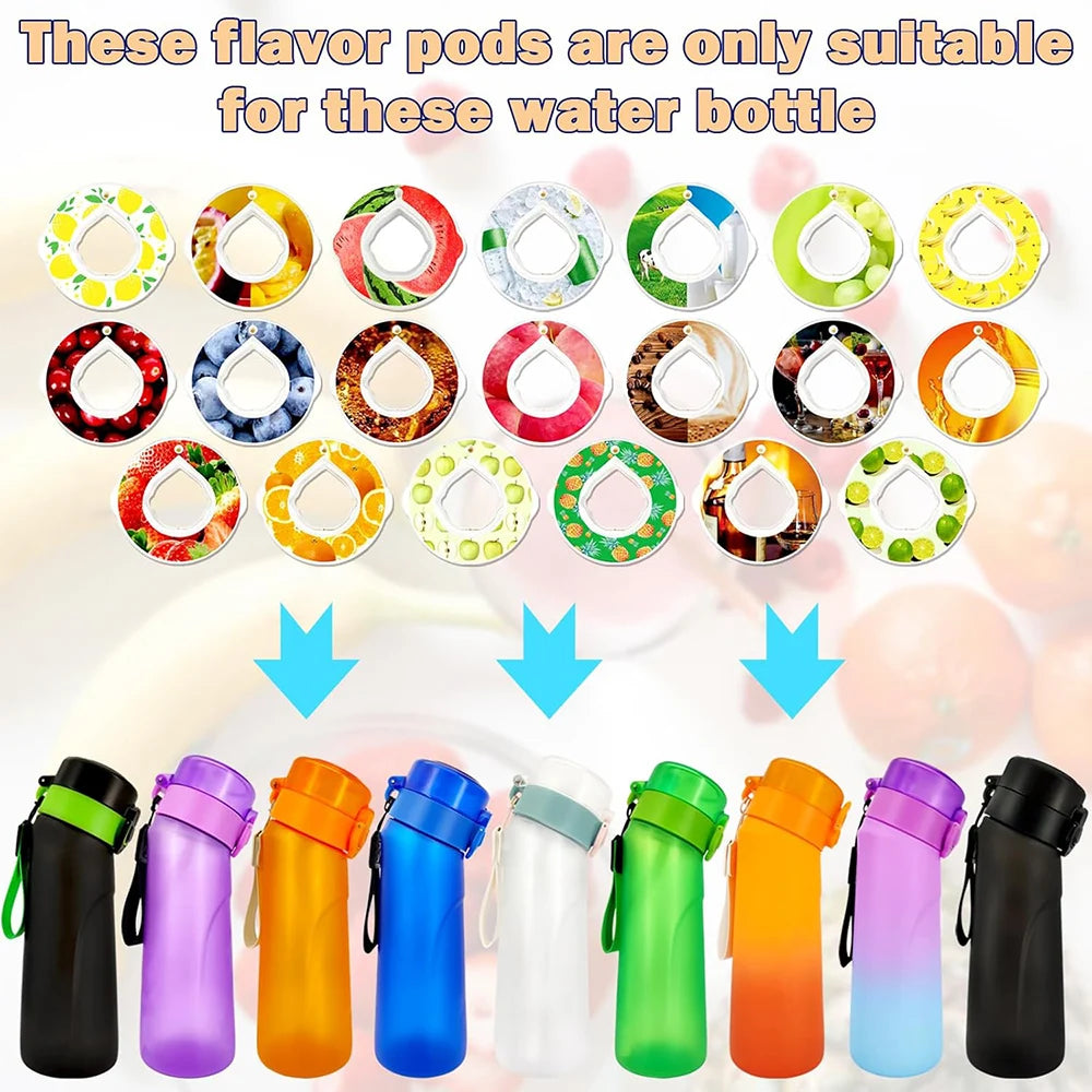 1pcs Flavor Pods for Air Water Bottle Air Bottle Pods Sports Water Cup Rings Outdoor close-up view