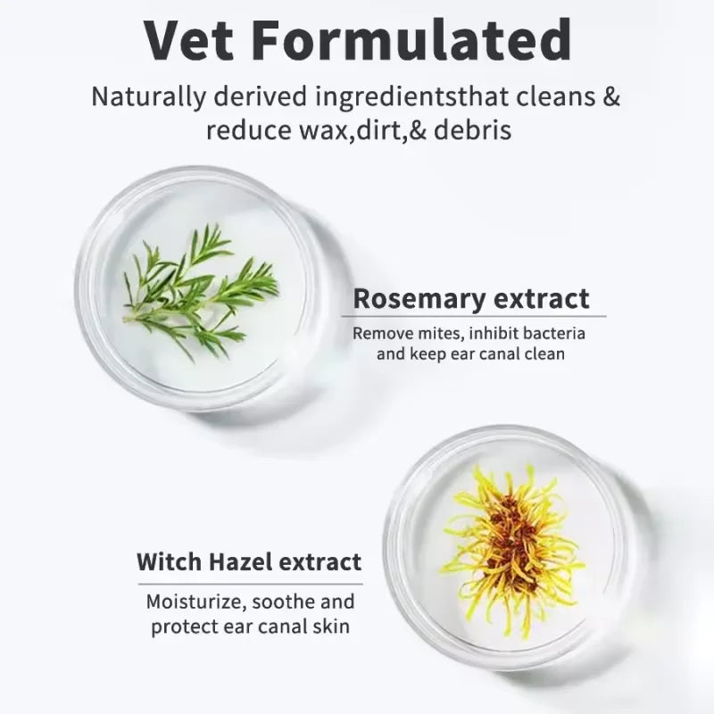 Disposable Pet Ear Cleaning Wipes | Finger Cover Ear Care for Dogs and Cats lifestyle view