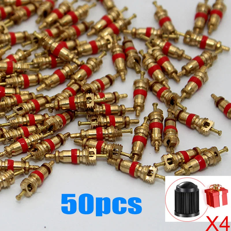 Copper Valve Core Car Motorcycle Bike Tire Valve Core American/US Vacuum Tyre Valve S lifestyle view