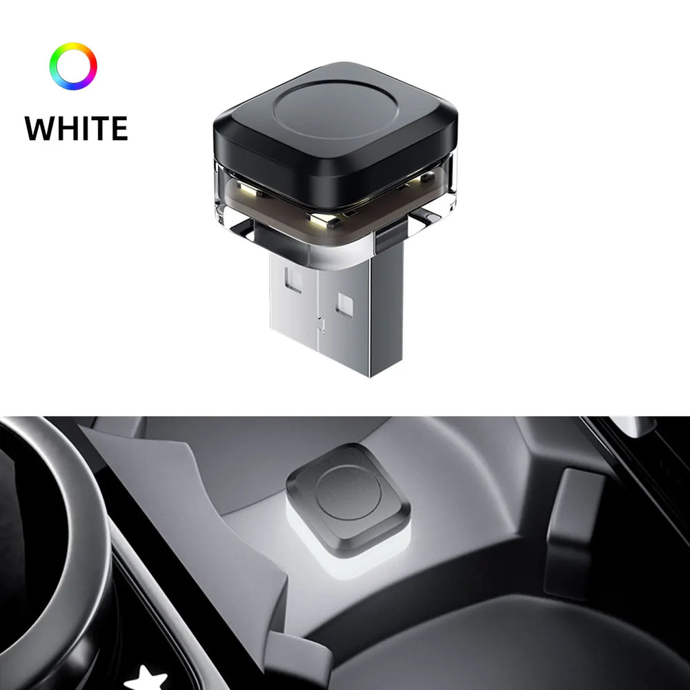 Mini USB LED Car Atmosphere Light | Universal Ambient Decorative Lamp alternate view