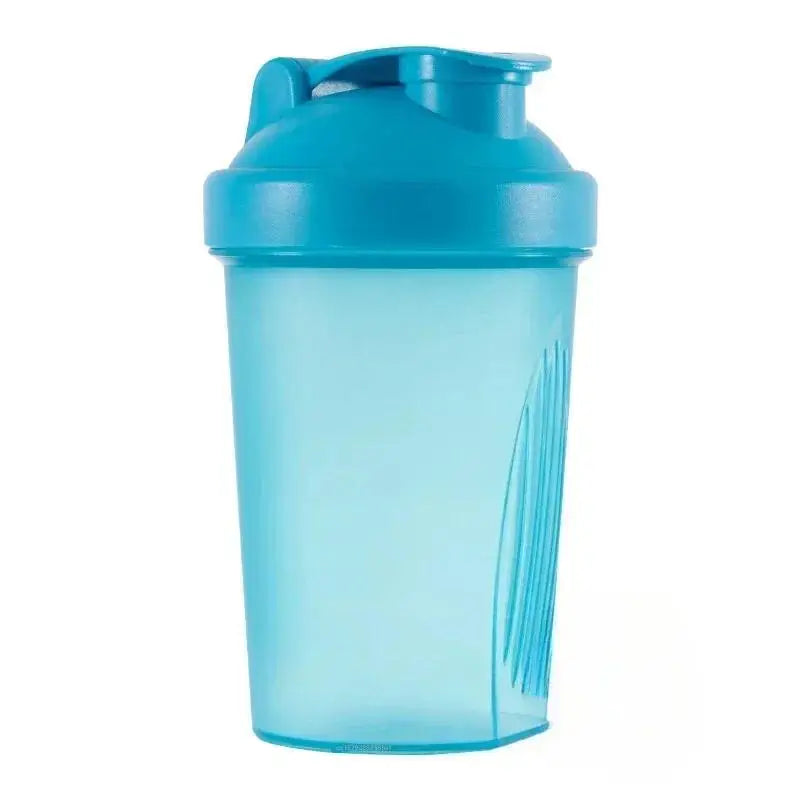 New 400ML Blender Shaker Bottle with Stainless Ball BPA Free Plastic Protein Shakes additional angle