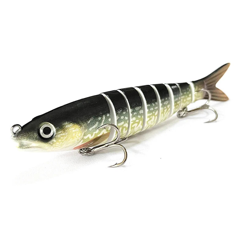Fishing Lure Multi-Joint Fish Fishing Kit Slow Sinking Realistic Hard Lure Swimbait Fr close-up view