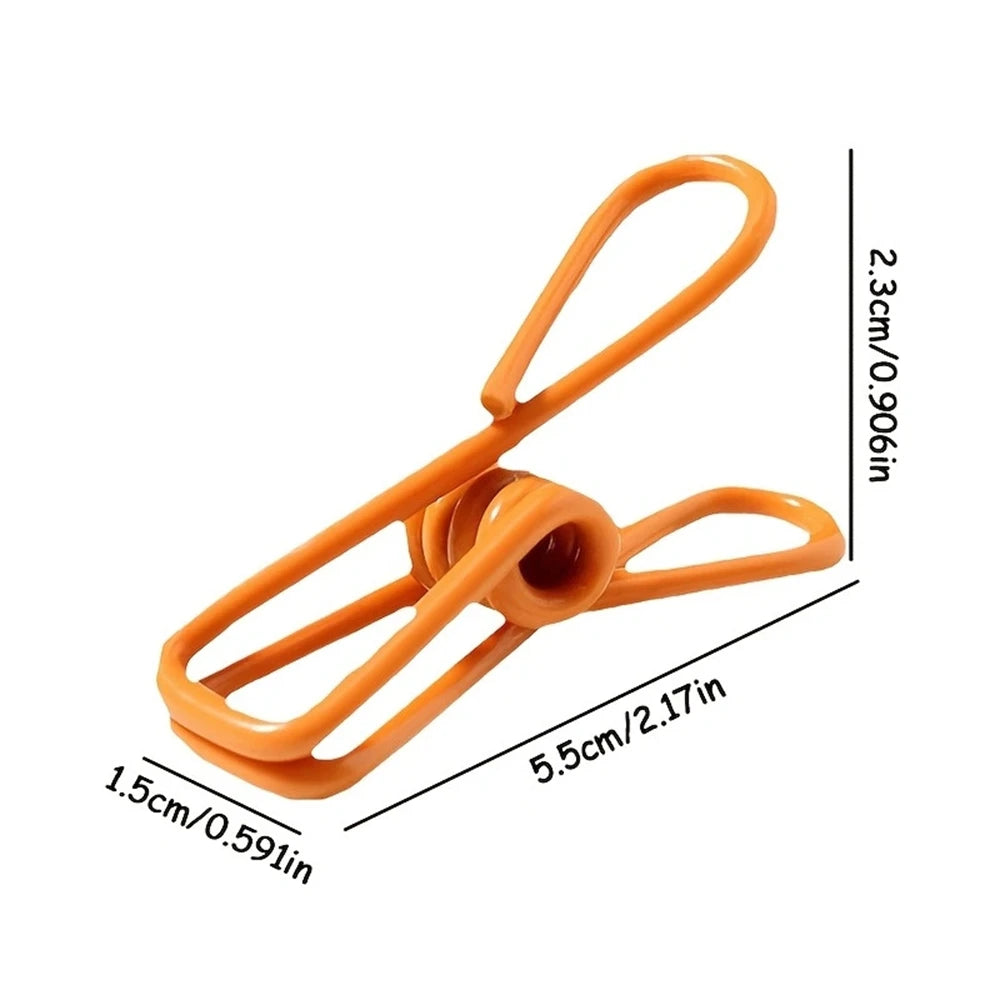 12pcs Durable Multi-Purpose Steel Clips for Sealing Food Bags Chips& More,Easy to Cle alternate view