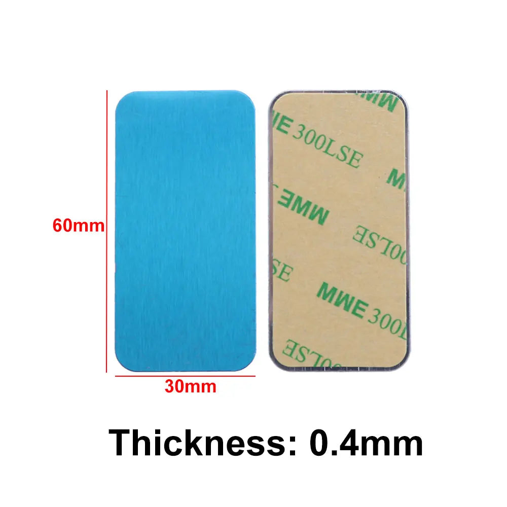 Silver Magnetic Metal Plate for Phone Holder 10 Pcs