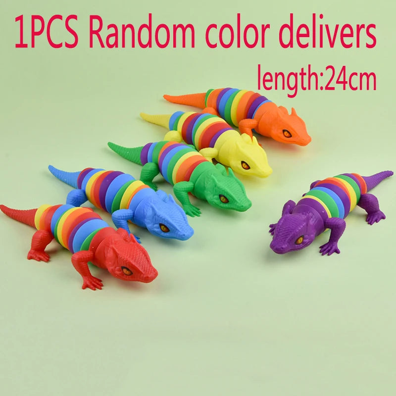 2025 New Fidget Slug Toy for children 3D Colorful Sensory Slug Relieves Fun Decompres alternate view