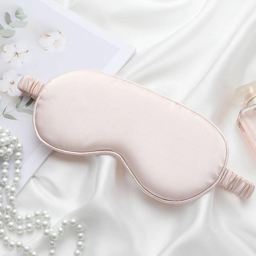 Double Sided Imitation Silk Sleep Mask | Light Blocking Travel Eye Mask detail view