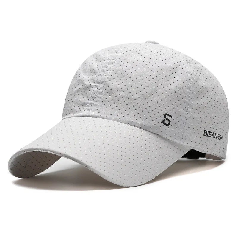 Quick-Dry Breathable Sun Hat for Men | Outdoor Fishing Baseball Cap close-up view