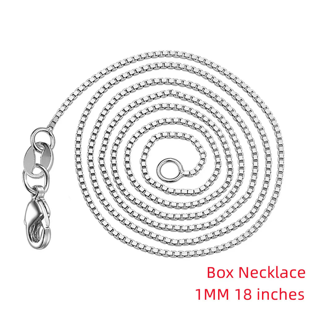 LiHong S925 Sterling Silver Necklace Angel Tears Crystal Blue Topaz Pendant Necklac additional angle