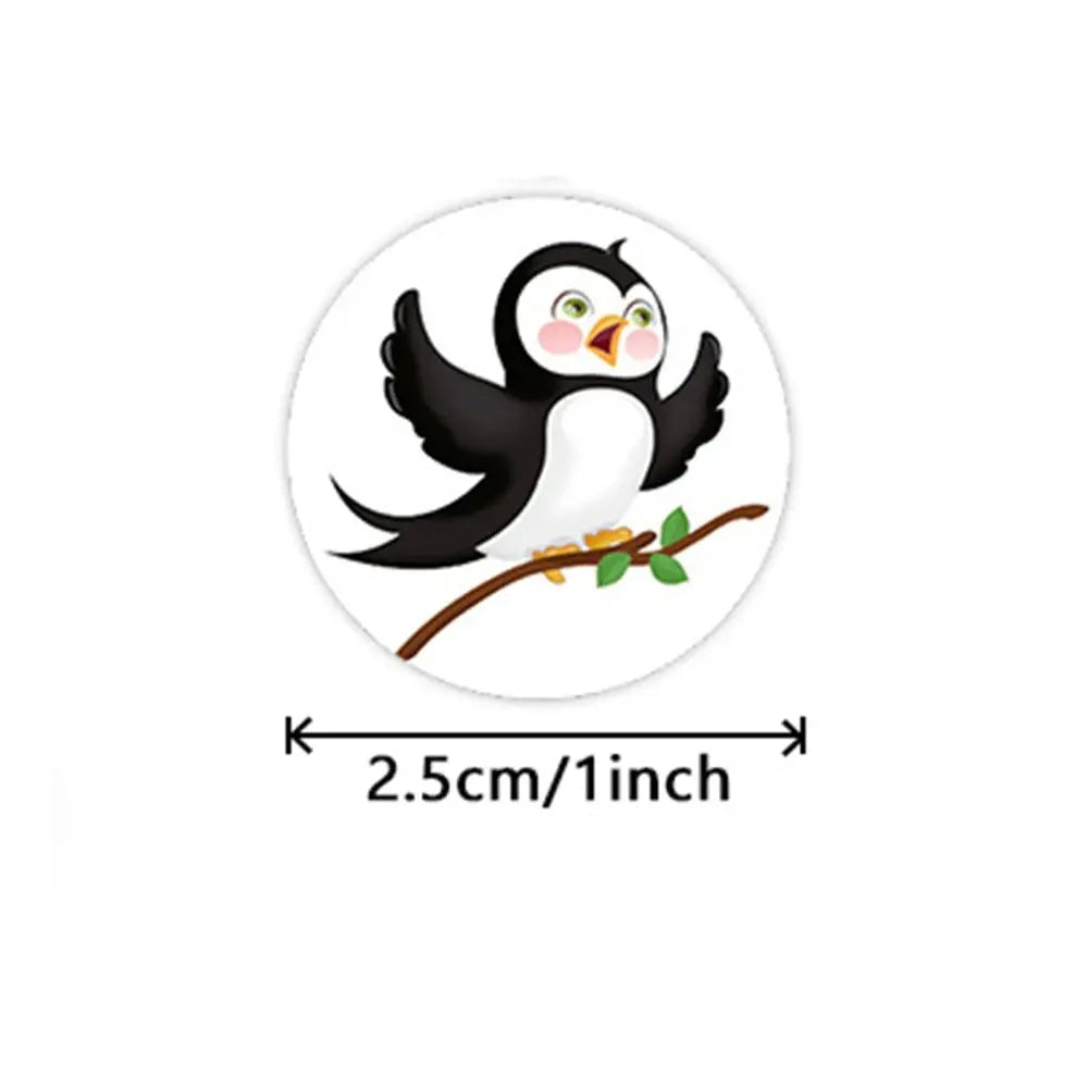 Teacher Reward Stickers for Kids | 100-500pcs Cute Animal Motivational Stickers alternate view