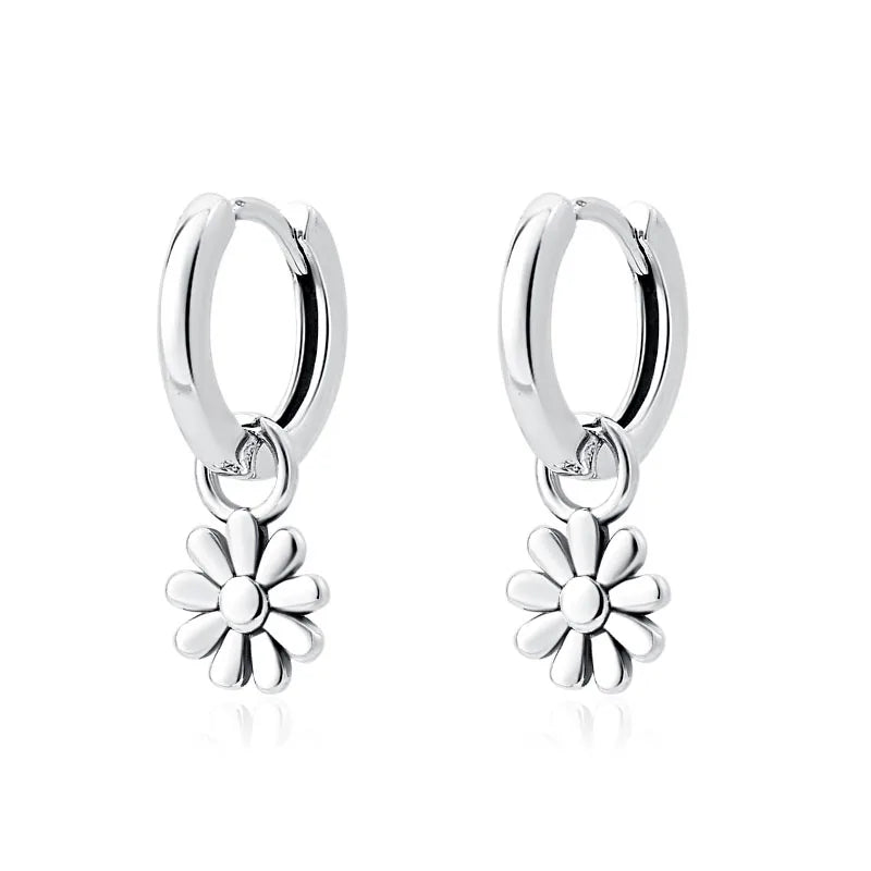 2026 New 925 Sterling Silver Cross Drop Earrings Gold Plated Fashion Jewelry for Women close-up view