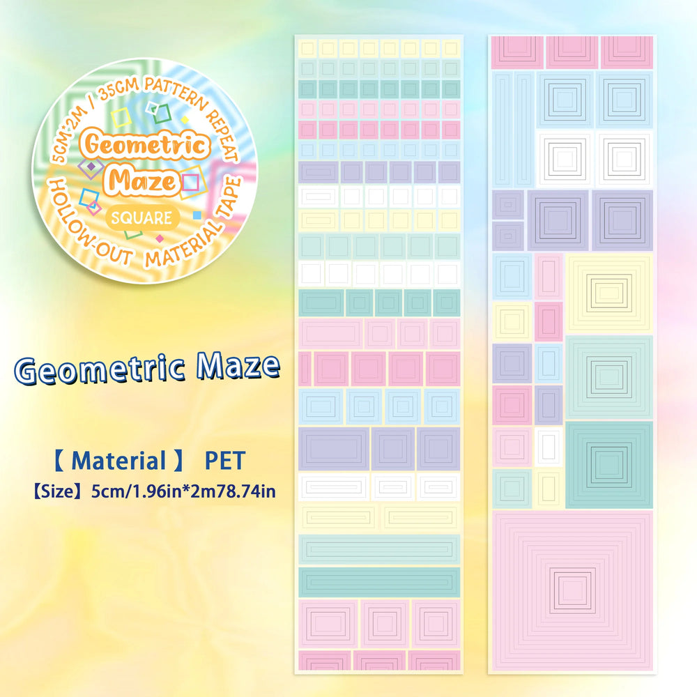 Colorful Star and Heart Die-Cut Stickers | Multi-Layer Hollow Decorative Journal Stick close-up view