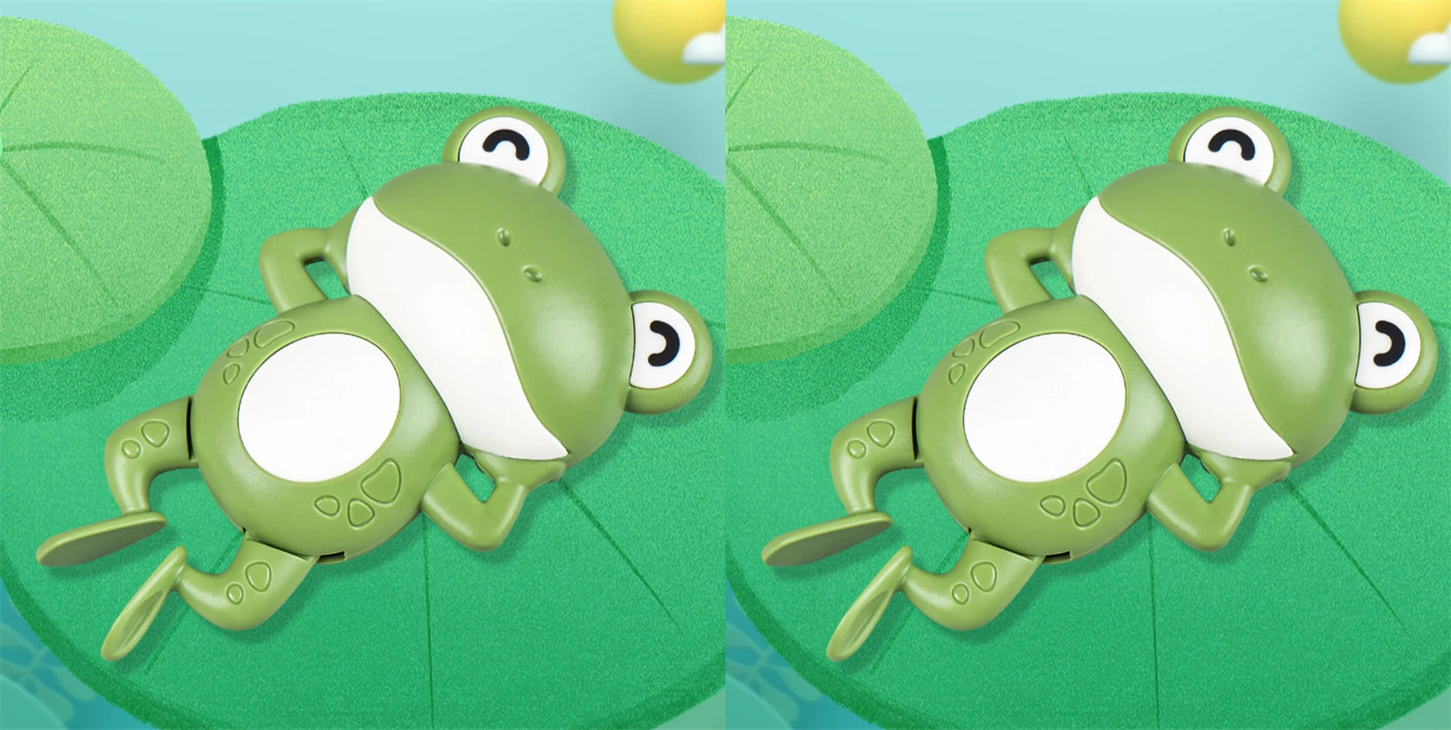 New Bath Toys for Toddlers Chain Clockwork Swim Backstroke Little Frog Baby Bathe Cut alternate view