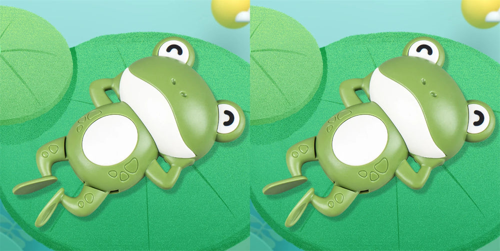 New Bath Toys for Toddlers Chain Clockwork Swim Backstroke Little Frog Baby Bathe Cut alternate view